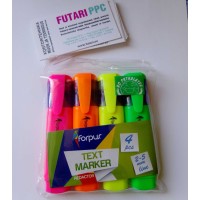 FORPUS tekstimarkerid, 4-pakk