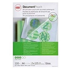 Lamineerkotid GBC A4 125mic läikiv 100pakk