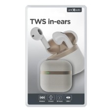 GEMBIRD juhtmevabad TWS kõrvanööbid, valge/kuld GEMBIRD juhtmevabad TWS kõrvanööbid, valge/kuld