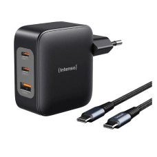 INTENSO toiteadapter W100ACC GaN + C520C kaabel INTENSO toiteadapter W100ACC GaN + C520C kaabel