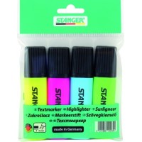 STANGER tekstimarkerid, 4-pakk