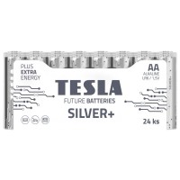 TESLA Silver+ AA LR6 patareide 24-pakk