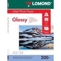 Foto paber LOMOND, läikiv, A3, 200gsm, 50 lehte Foto paber LOMOND, läikiv, A3, 200gsm, 50 lehte