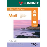 Foto paber LOMOND, matt, A4, 170gsm, 25 lehte Foto paber LOMOND, matt, A4, 170gsm, 25 lehte