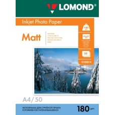 Foto paber LOMOND, matt, A4, 180gsm, 50 lehte